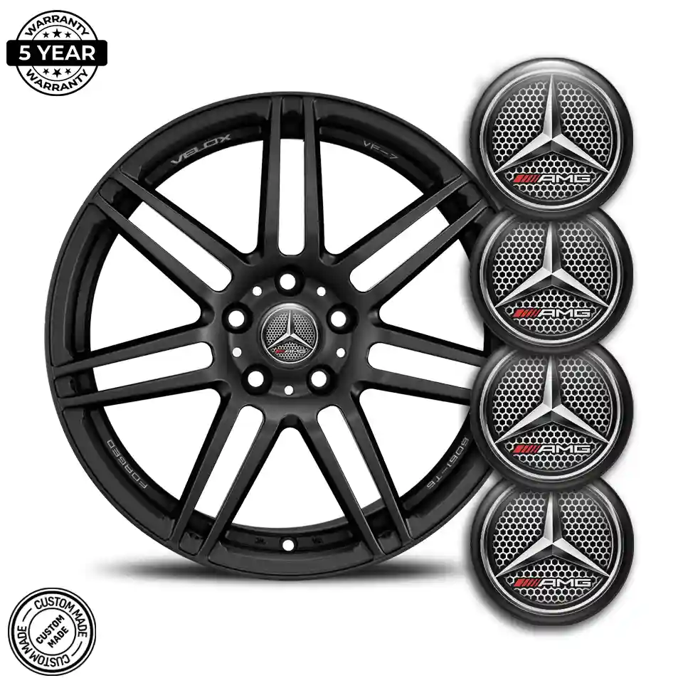 Mercedes AMG Silicone Emblem Self-Adhesive Exterior Design