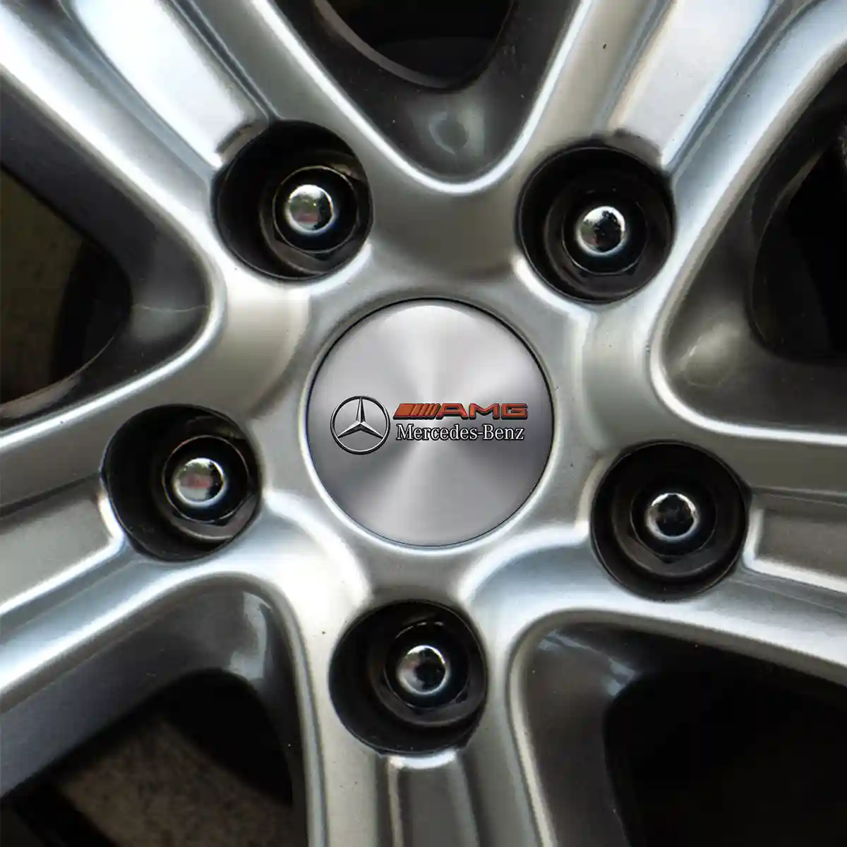 Mercedes AMG Silicone Emblem Self-Adhesive High Quality