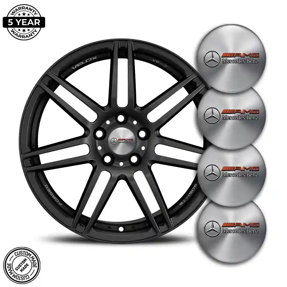 Mercedes AMG Silicone Emblem Self-Adhesive High Quality