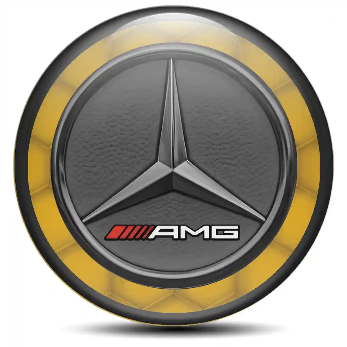 Mercedes AMG Silicone Emblem Self-Adhesive Interior Design