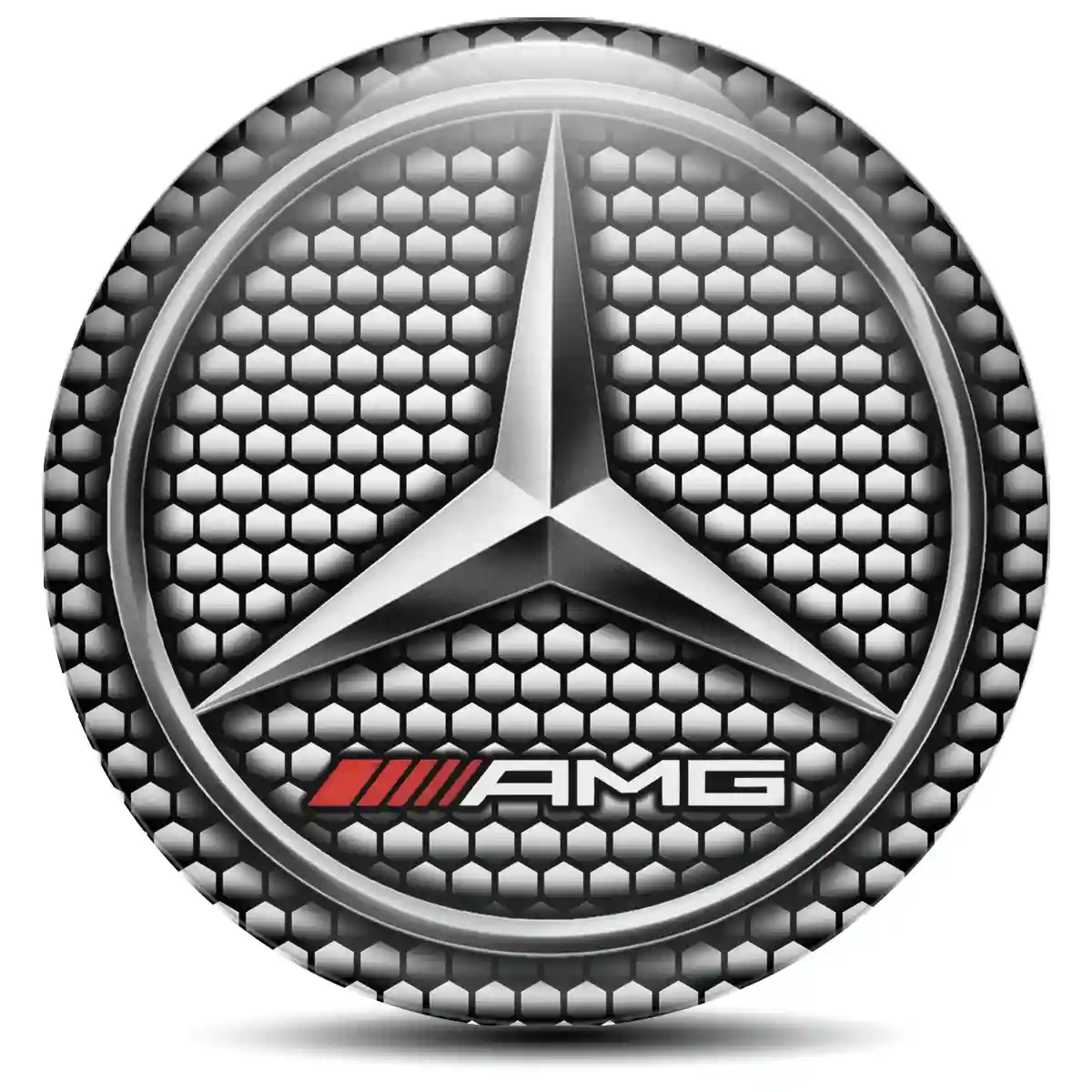 Mercedes AMG Silicone Emblem Self-Adhesive Limited Edition