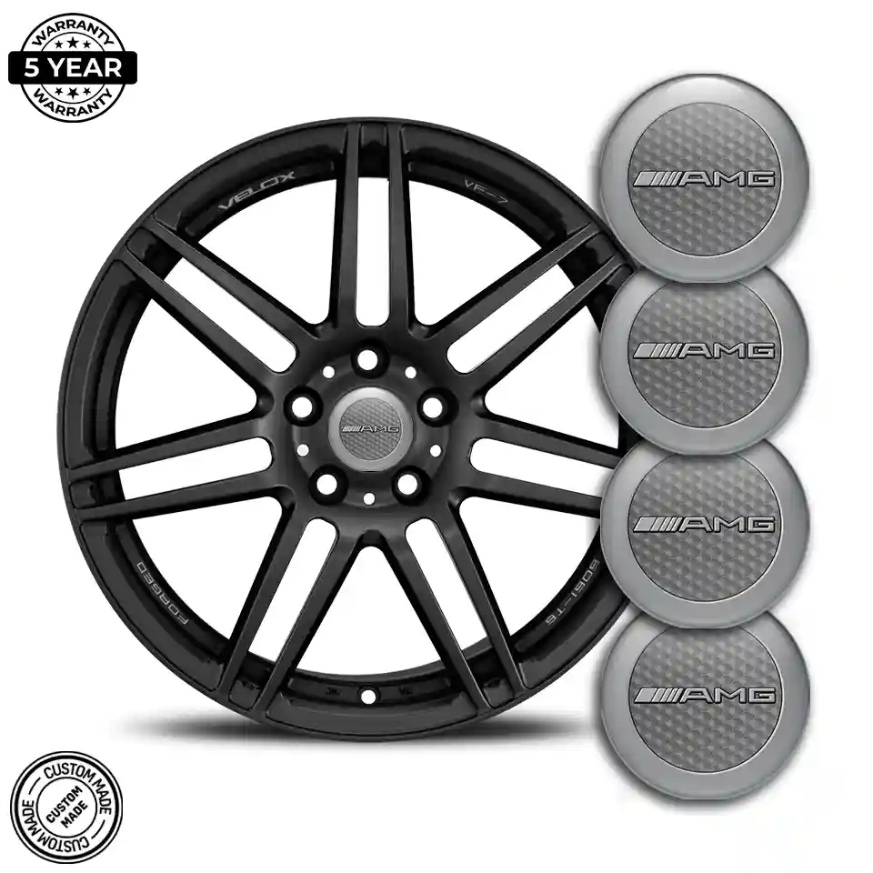 Mercedes AMG Silicone Emblem Self-Adhesive Luxury Edition