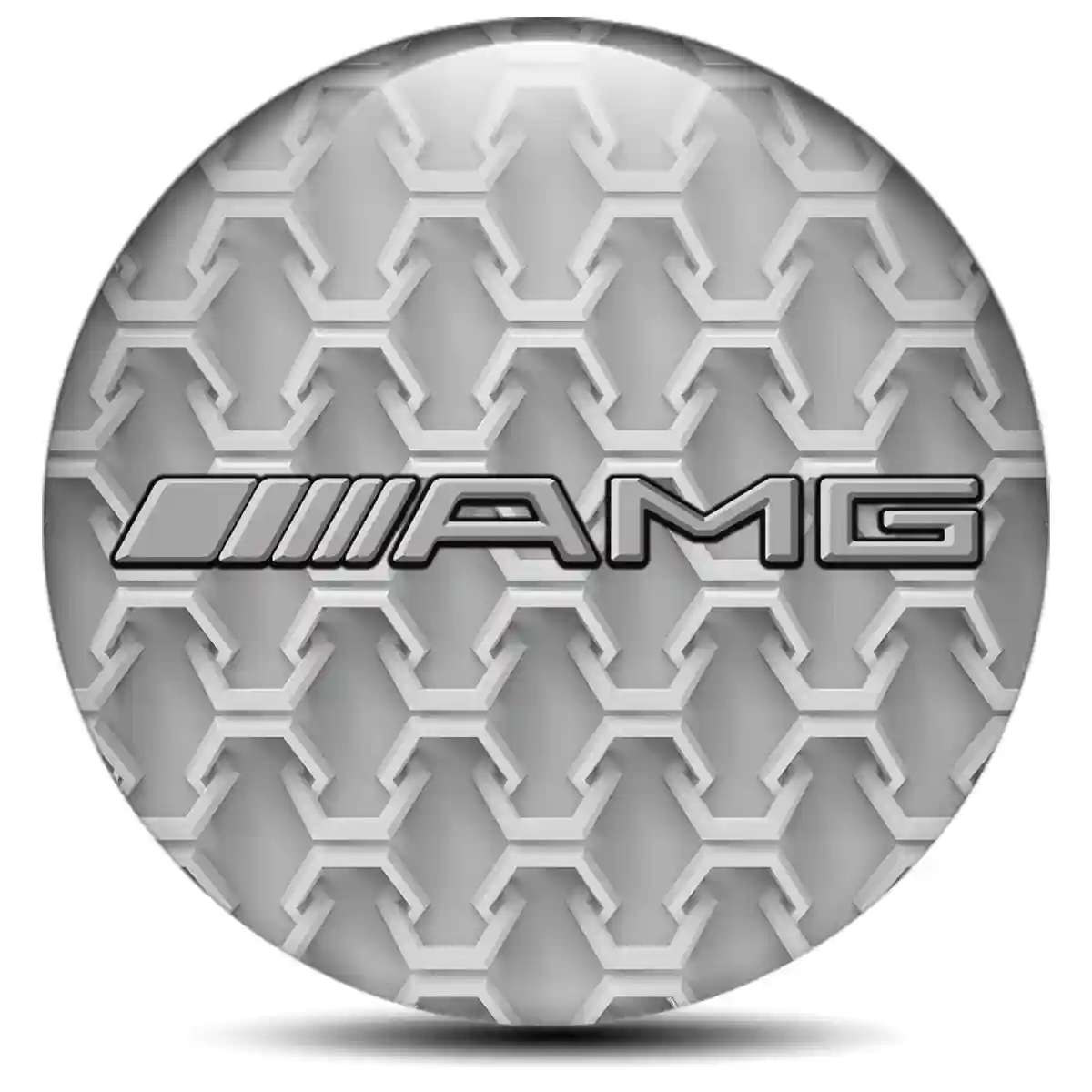 Mercedes AMG Silicone Emblem Self-Adhesive Premium Edition