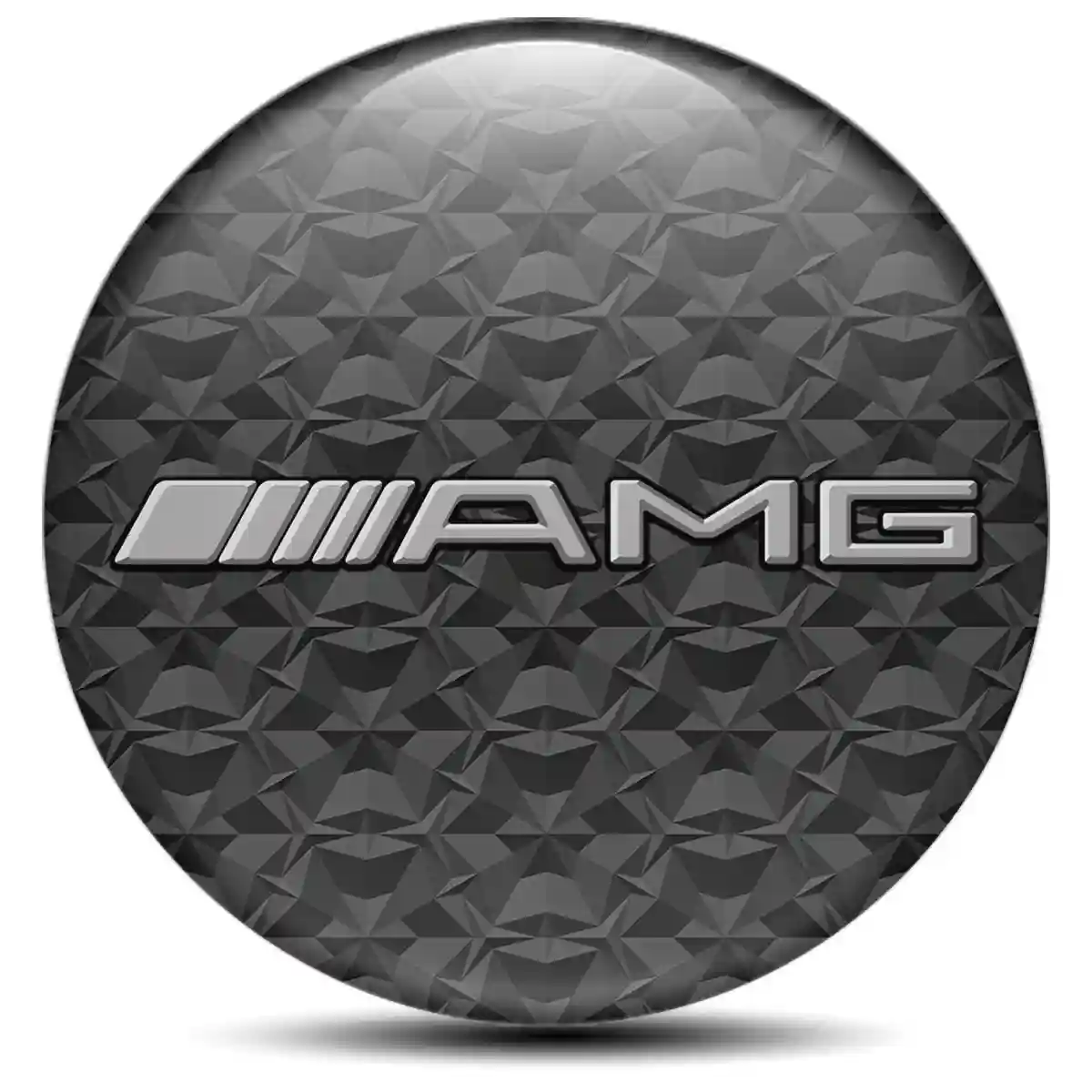 Mercedes AMG Silicone Emblem Self-Adhesive Premium Quality
