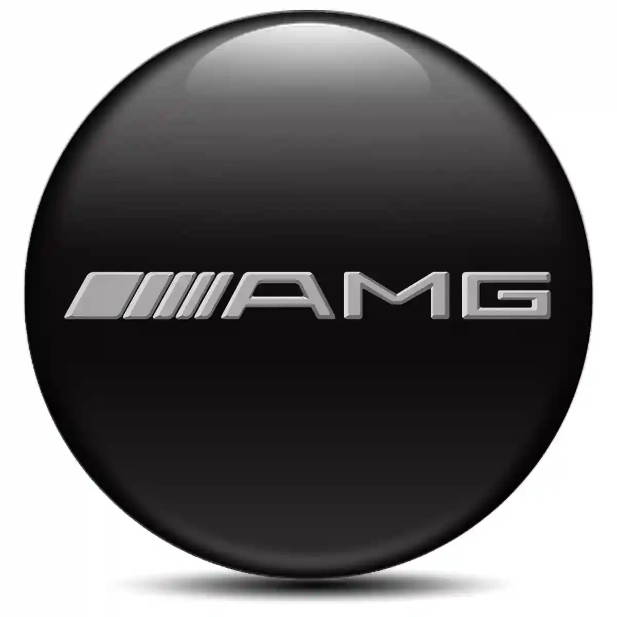 Mercedes AMG Silicone Emblem Self-Adhesive Premium Resin