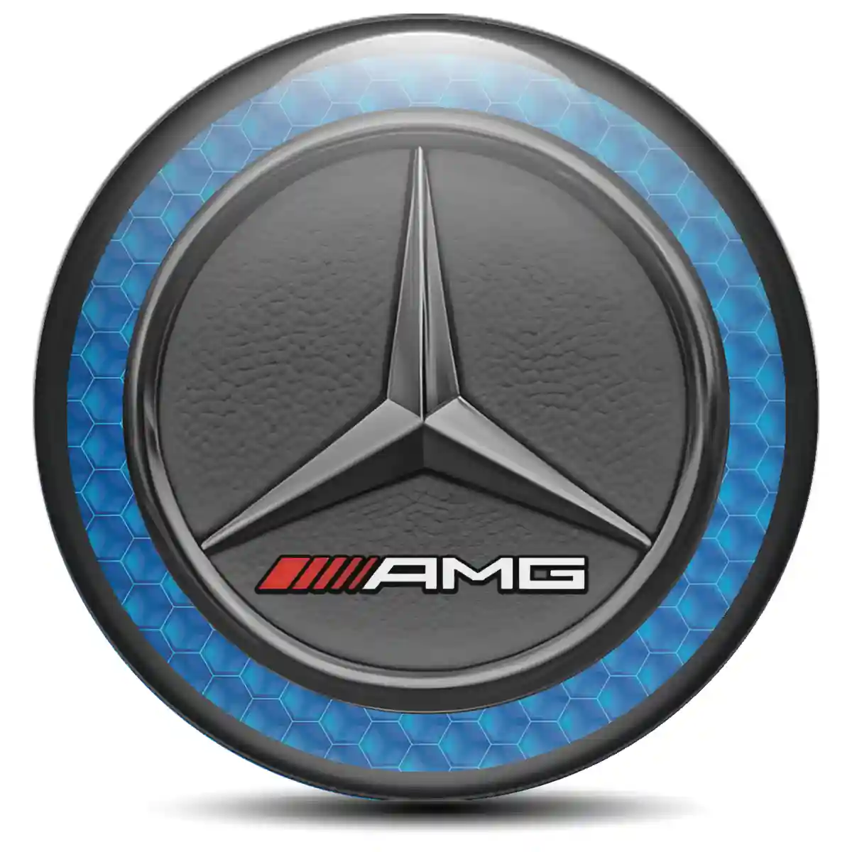 Mercedes AMG Silicone Emblem Tuning Car