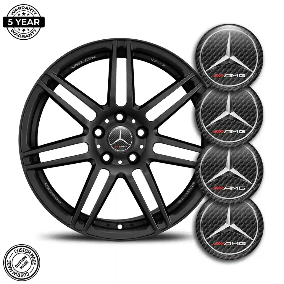 Mercedes AMG Silicone Sticker High Quality