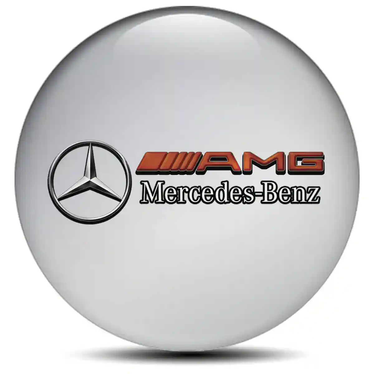 Mercedes AMG Silicone Sticker Premium Quality