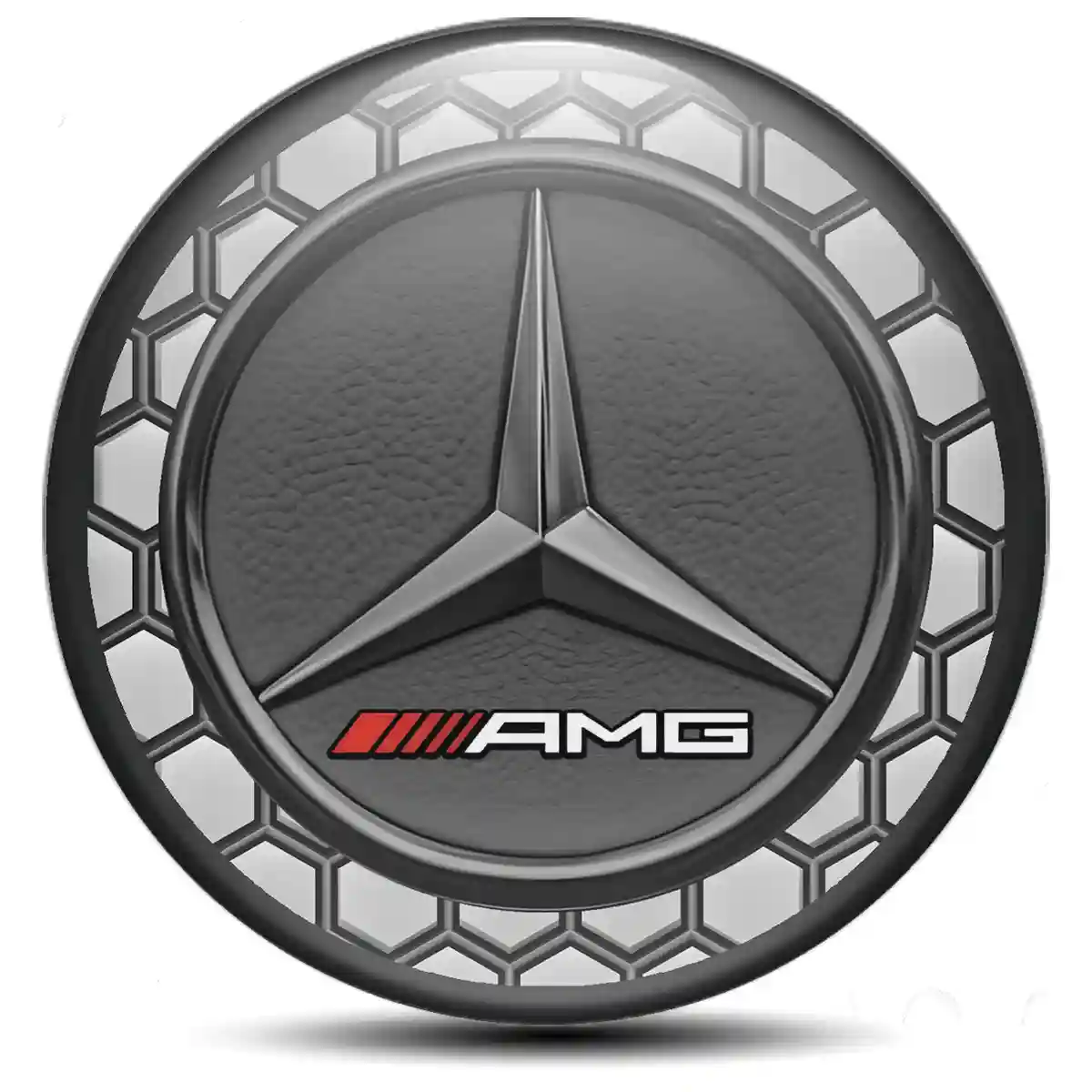 Mercedes AMG Silicone Sticker Self-Adhesive Branded Edition