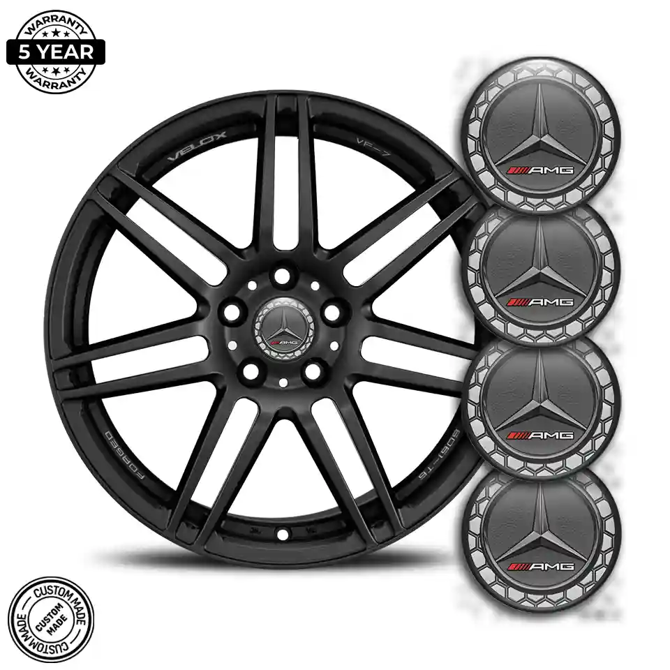 Mercedes AMG Silicone Sticker Self-Adhesive Branded Edition
