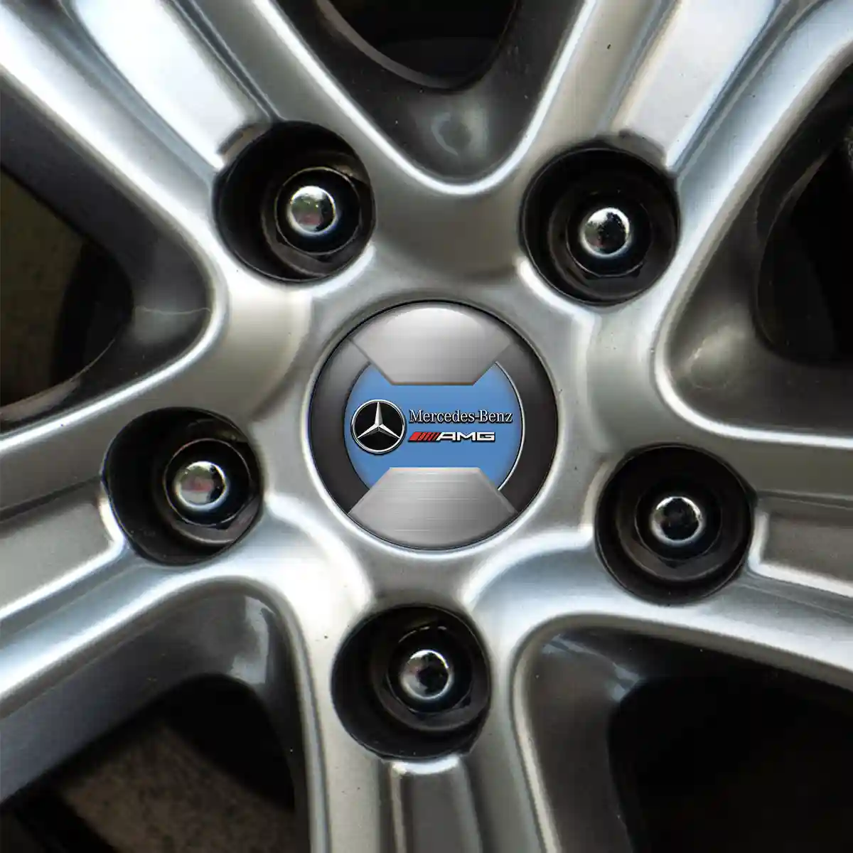 Mercedes AMG Silicone Sticker Self-Adhesive Limited Edition