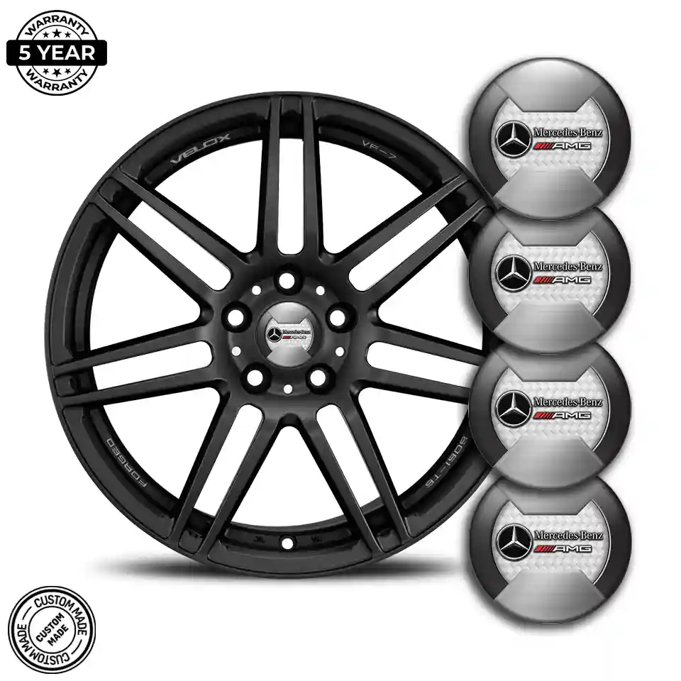 Mercedes AMG Silicone Sticker Self-Adhesive Premium Edition
