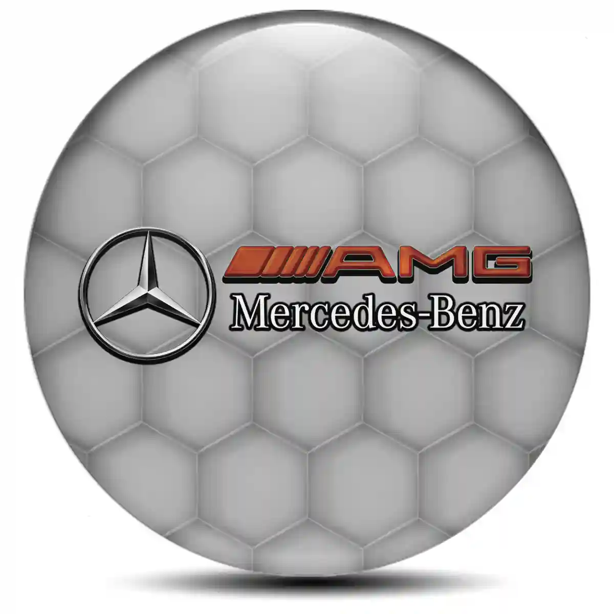 Mercedes AMG Silicone Sticker Self-Adhesive Premium Quality
