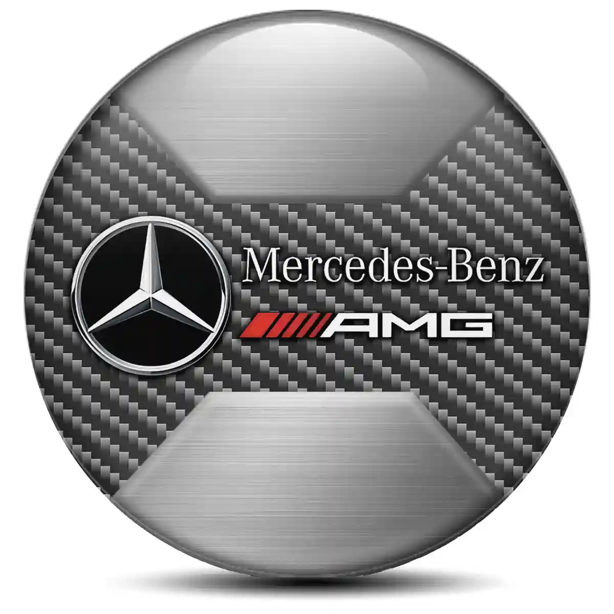 Mercedes AMG Silicone Sticker Self-Adhesive Premium Resin