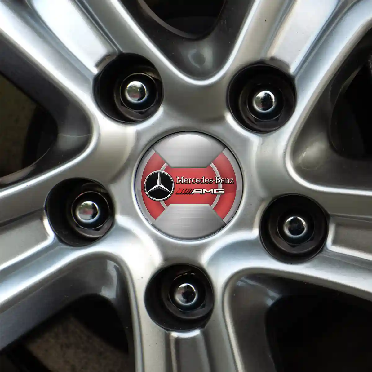 Mercedes AMG Sticker Epoxy 3D Gel Interior Design