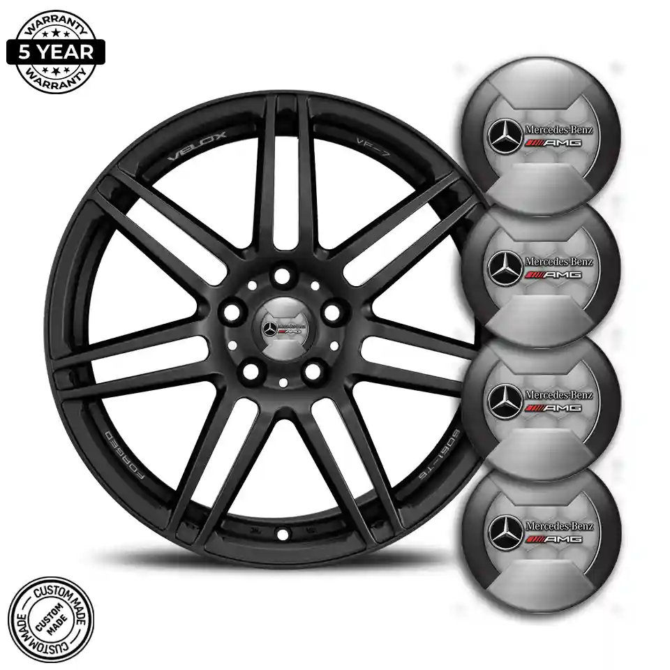Mercedes AMG Wheel Emblem Self-Adhesive Interior Design