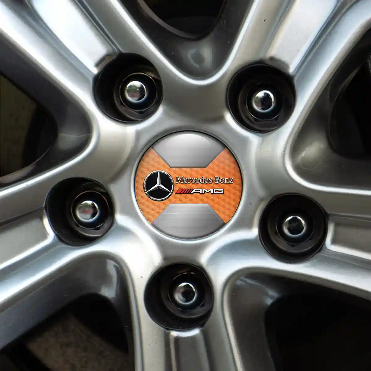 Mercedes AMG Wheel Emblem Self-Adhesive Limited Edition