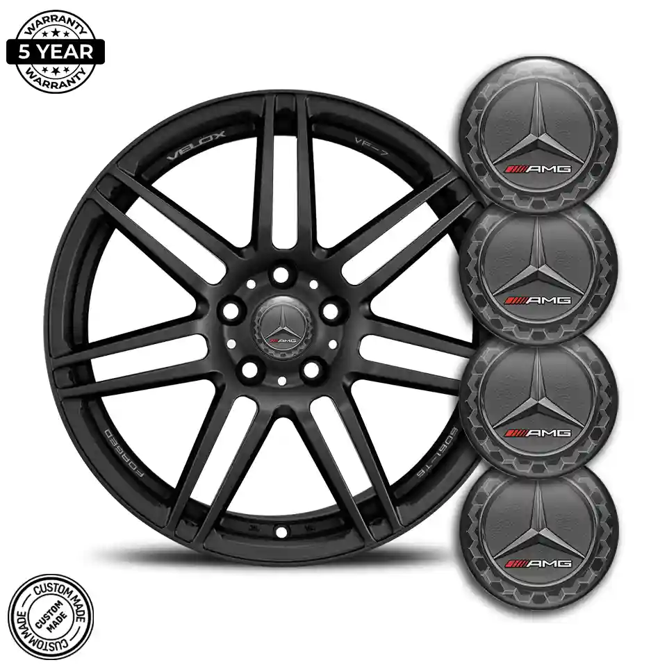 Mercedes AMG Wheel Emblem Self-Adhesive Tuning Car