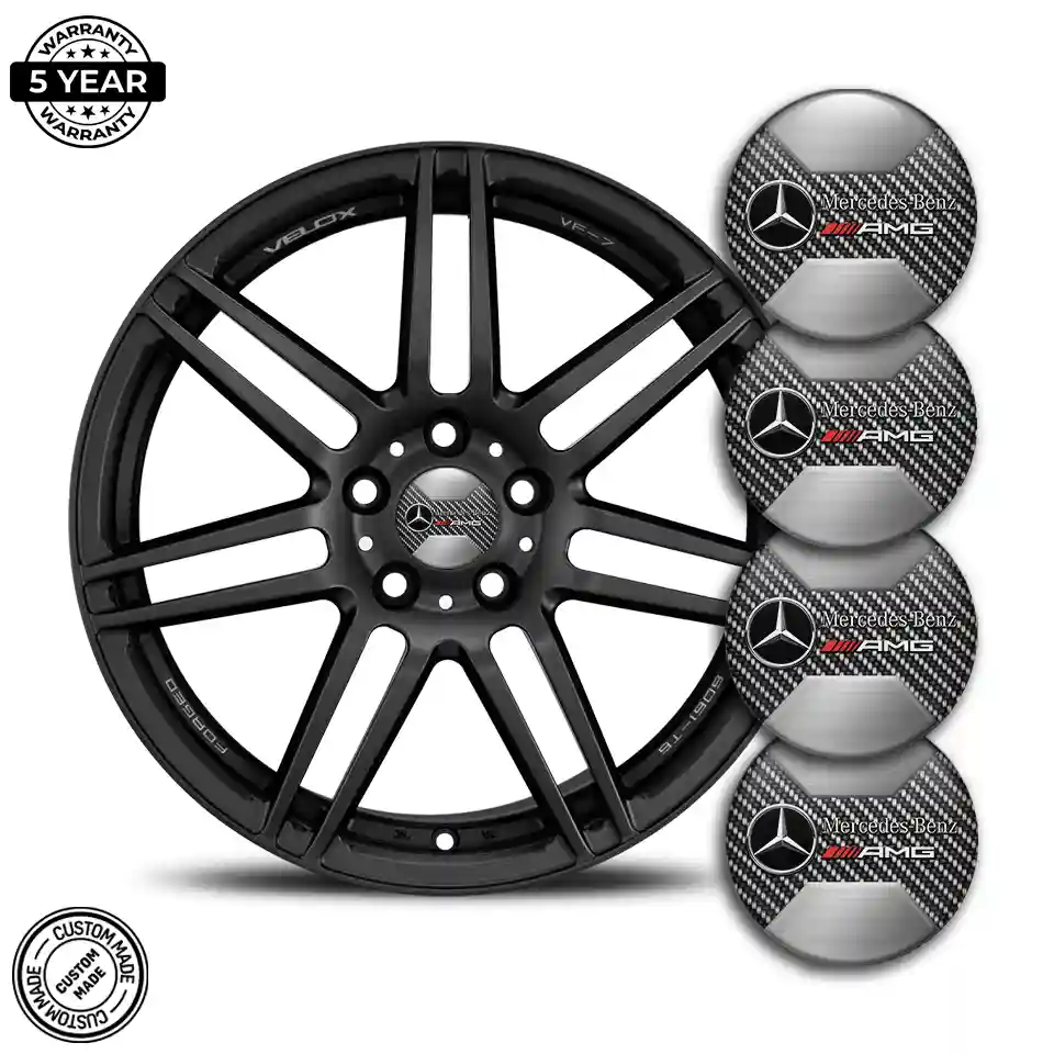 Mercedes AMG Wheel Emblems Exterior Design