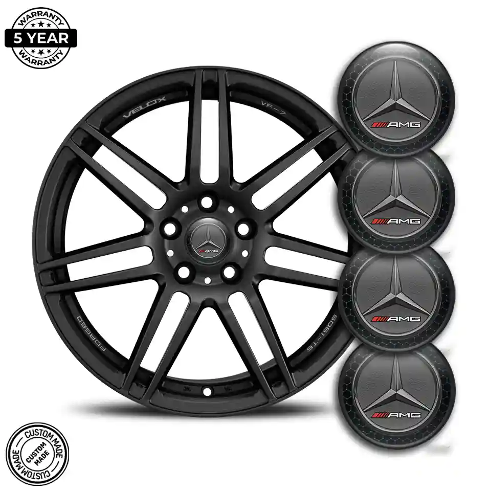 Mercedes AMG Wheel Emblems High Quality