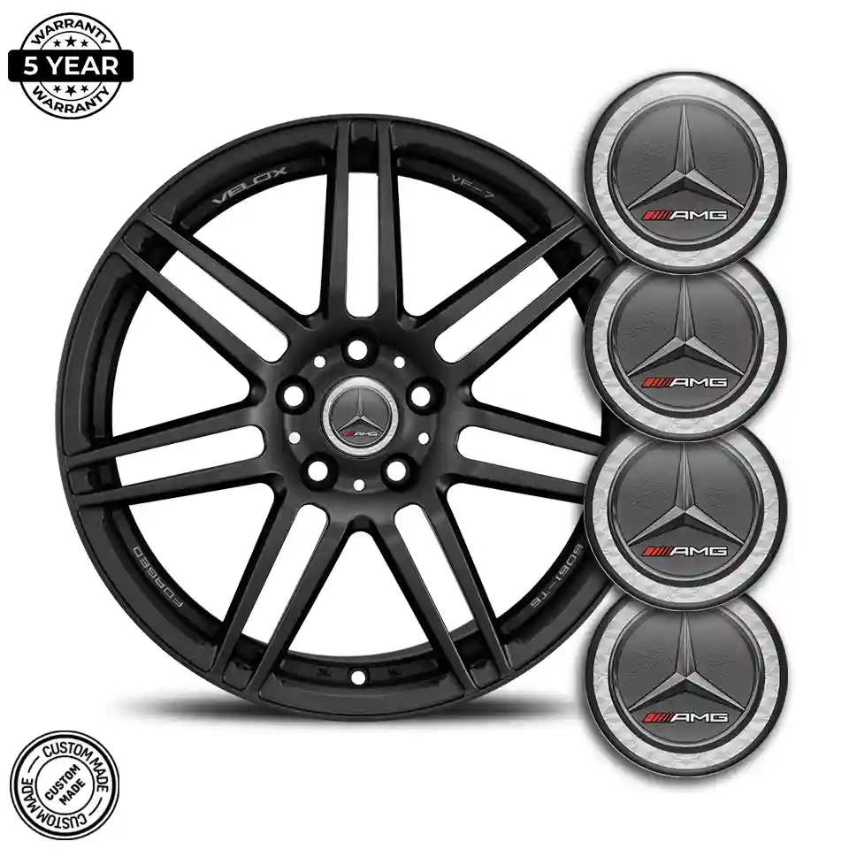 Mercedes AMG Wheel Emblems Luxury Edition