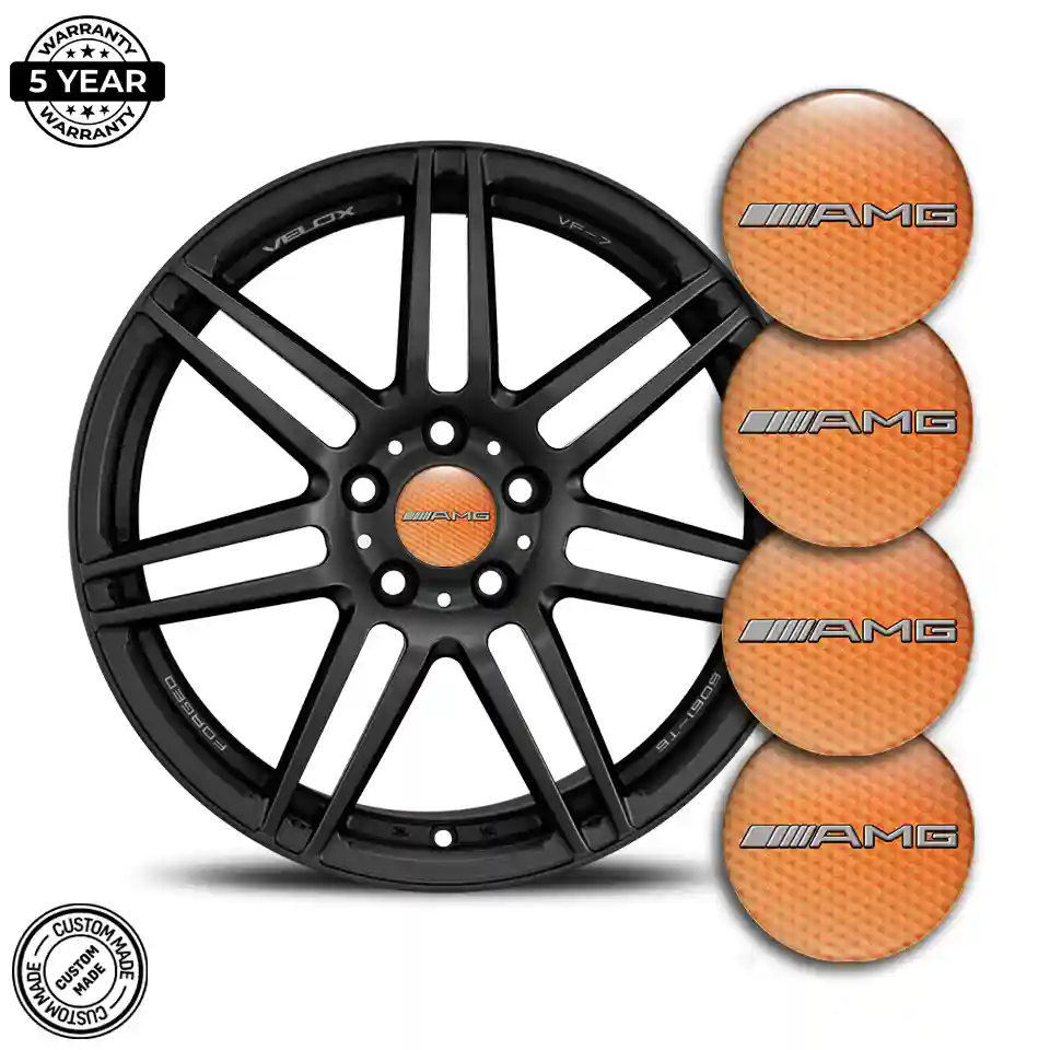 Mercedes AMG Wheel Emblems Premium Resin