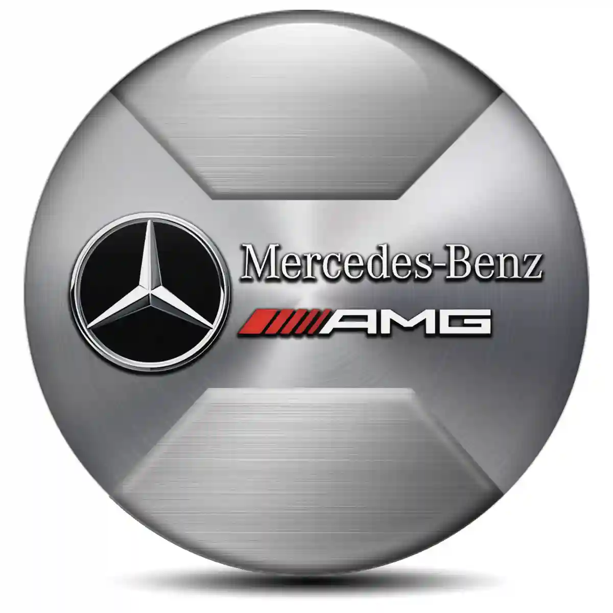 Mercedes AMG Wheel Emblems Stylish Design