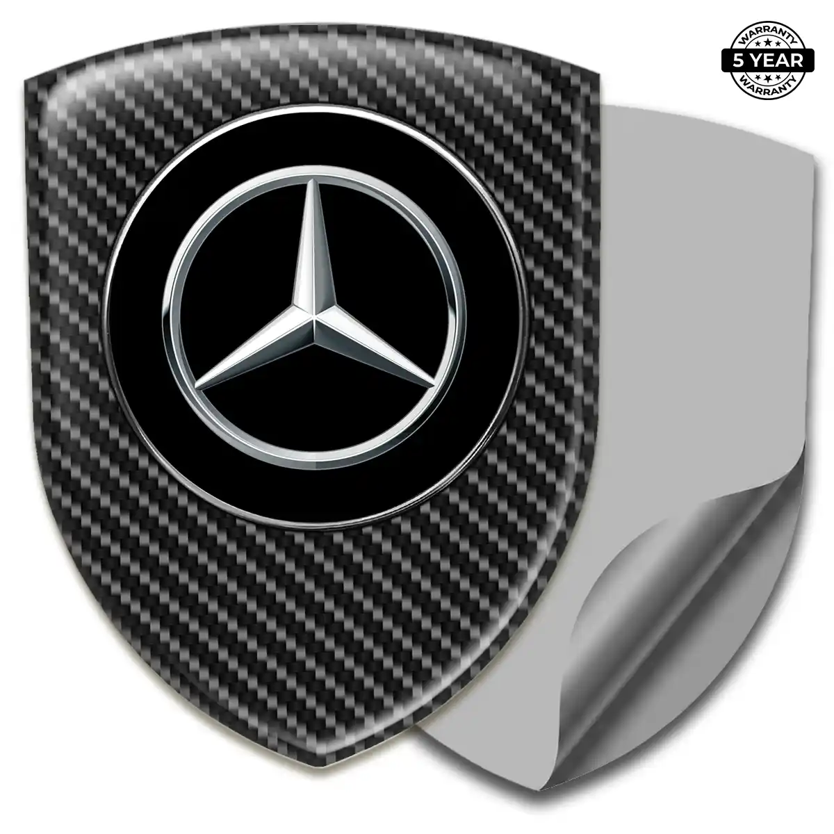 Mercedes Automotive Emblem Sticker Prestige Line