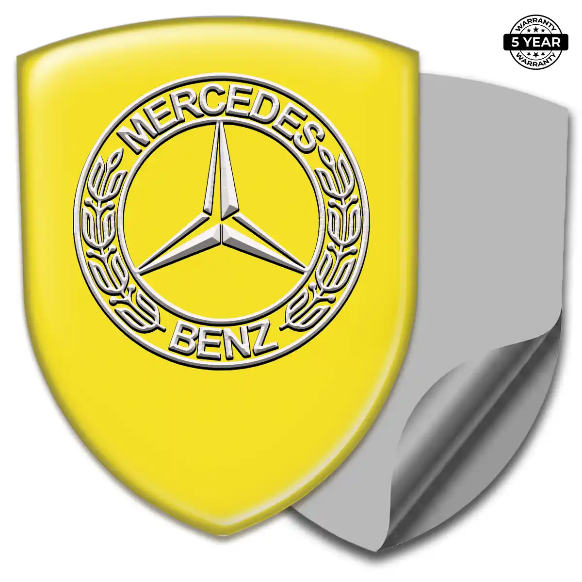 Mercedes Automotive Emblem Sticker Prime Quality