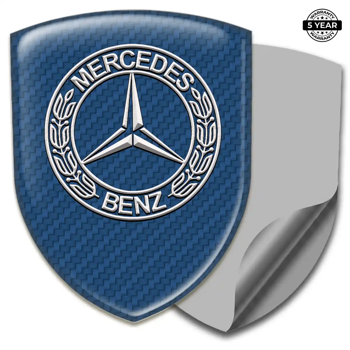 Mercedes Automotive Emblem Sticker Superior Craft