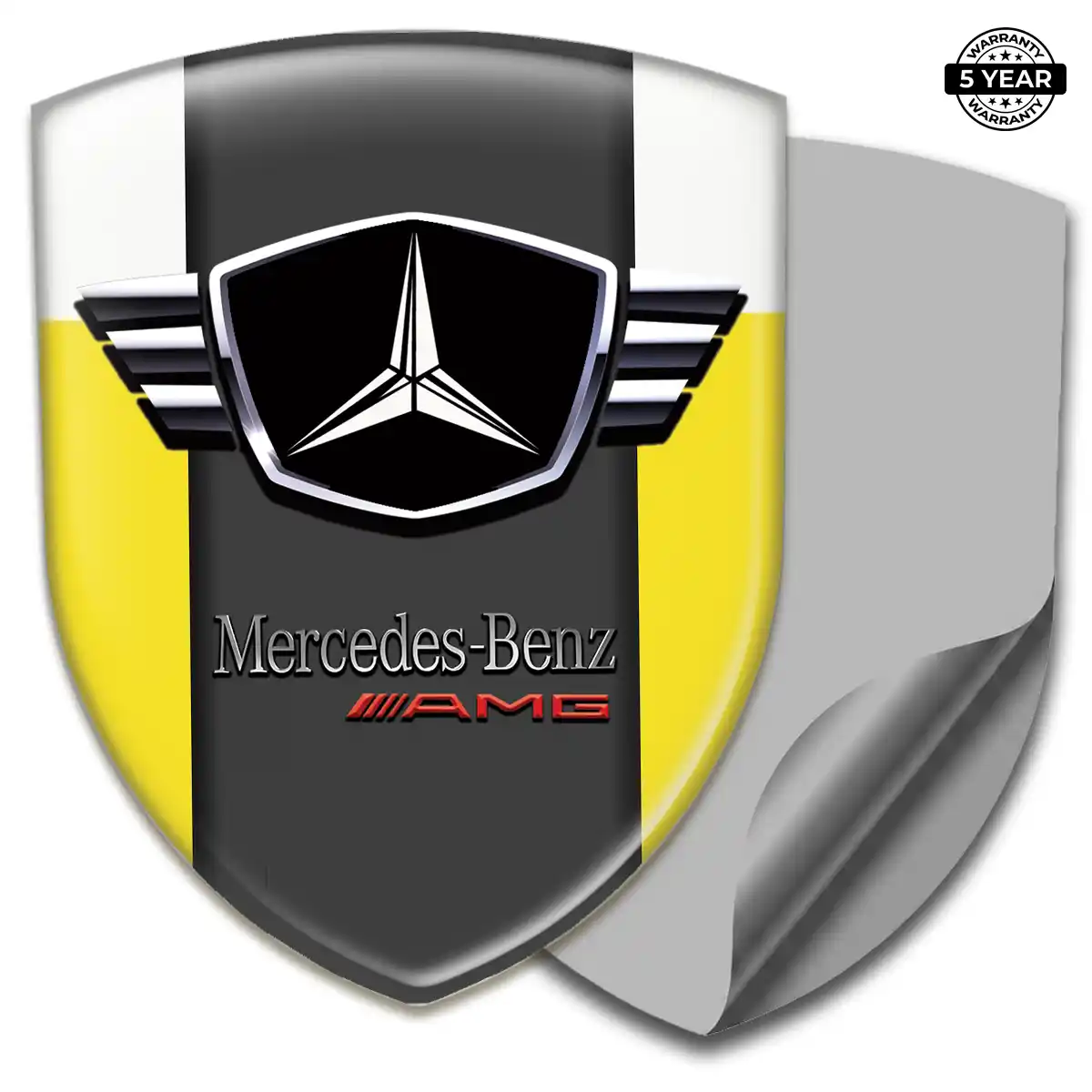 Mercedes Automotive Resin Decal Elite Finish