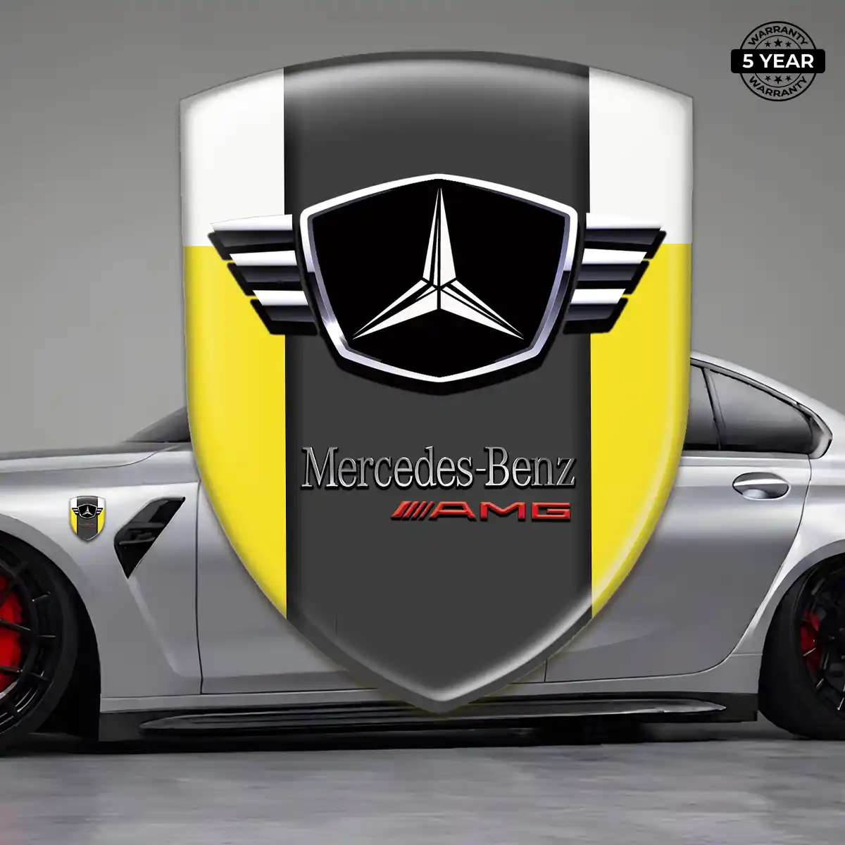 Mercedes Automotive Resin Decal Elite Finish