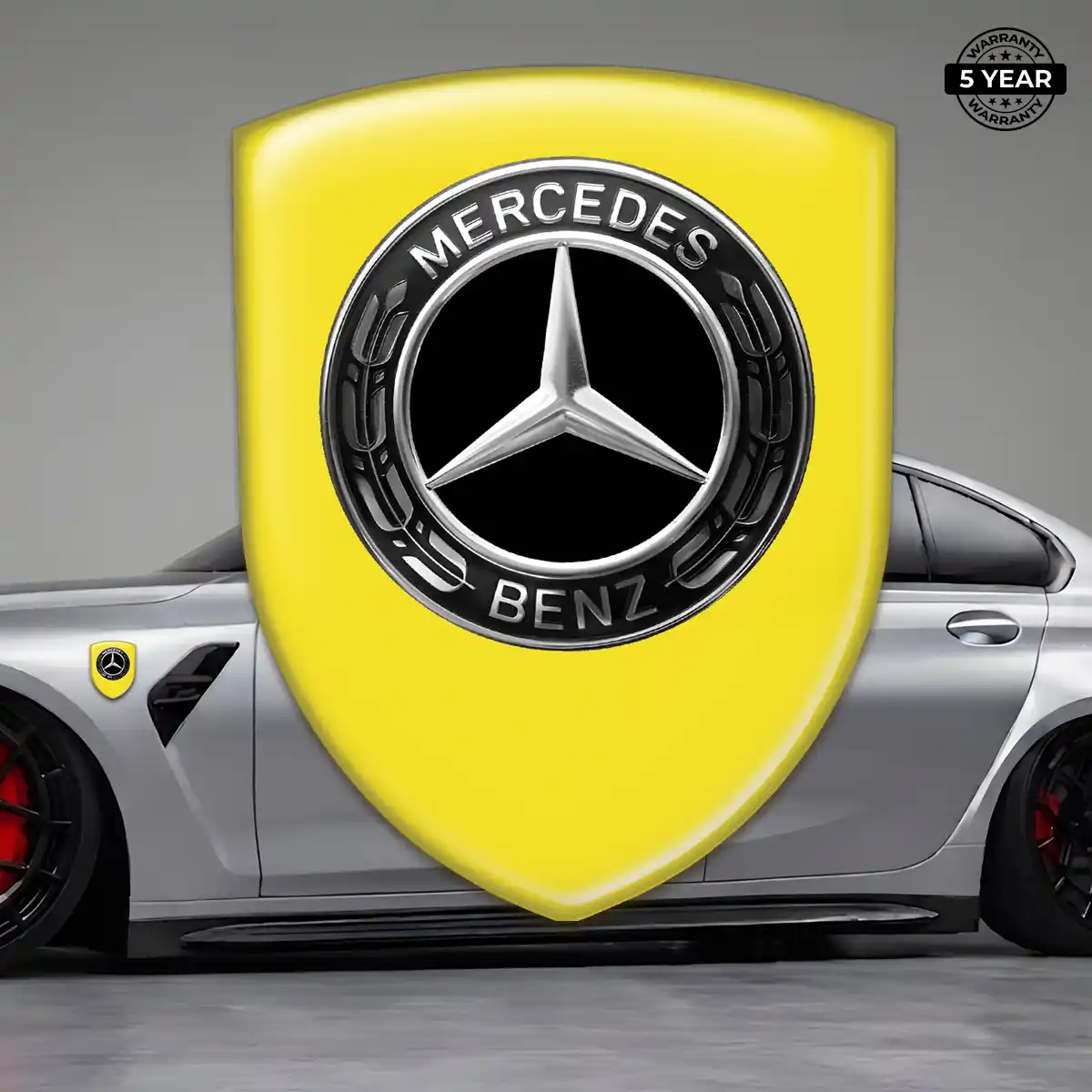 Mercedes Automotive Resin Decal Prime Quality