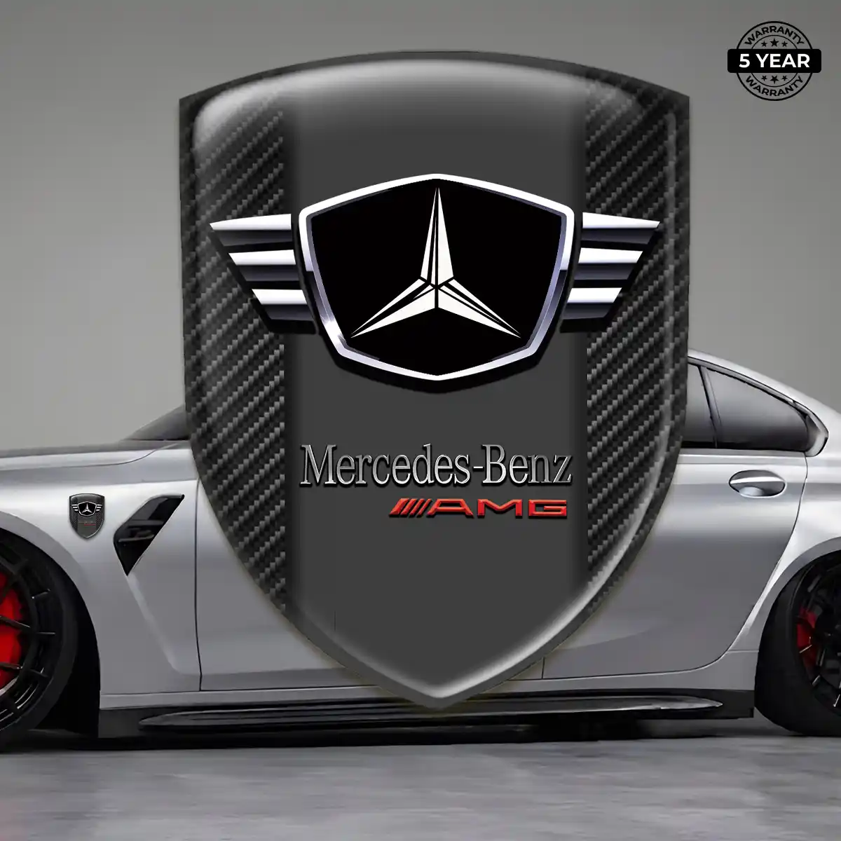 Mercedes Automotive Resin Decal Signature Grade