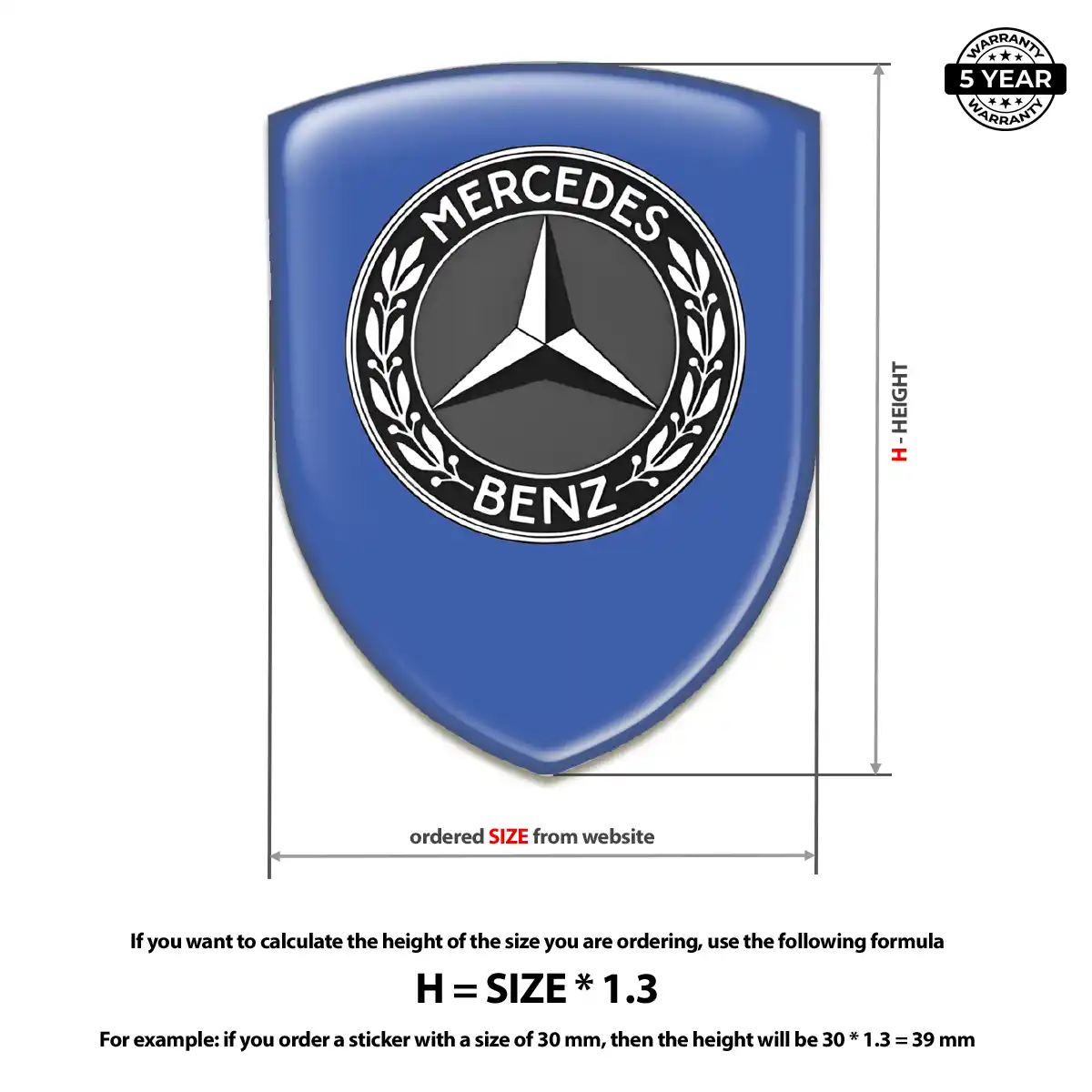 Mercedes Badge Prestige Line