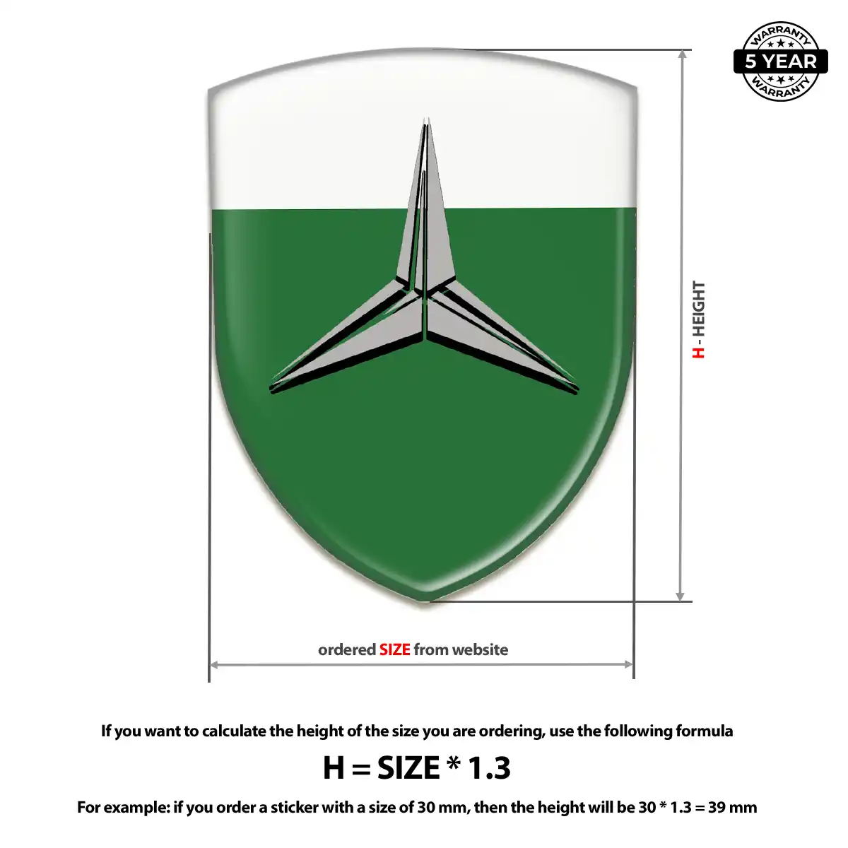 Mercedes Badge Prime Quality
