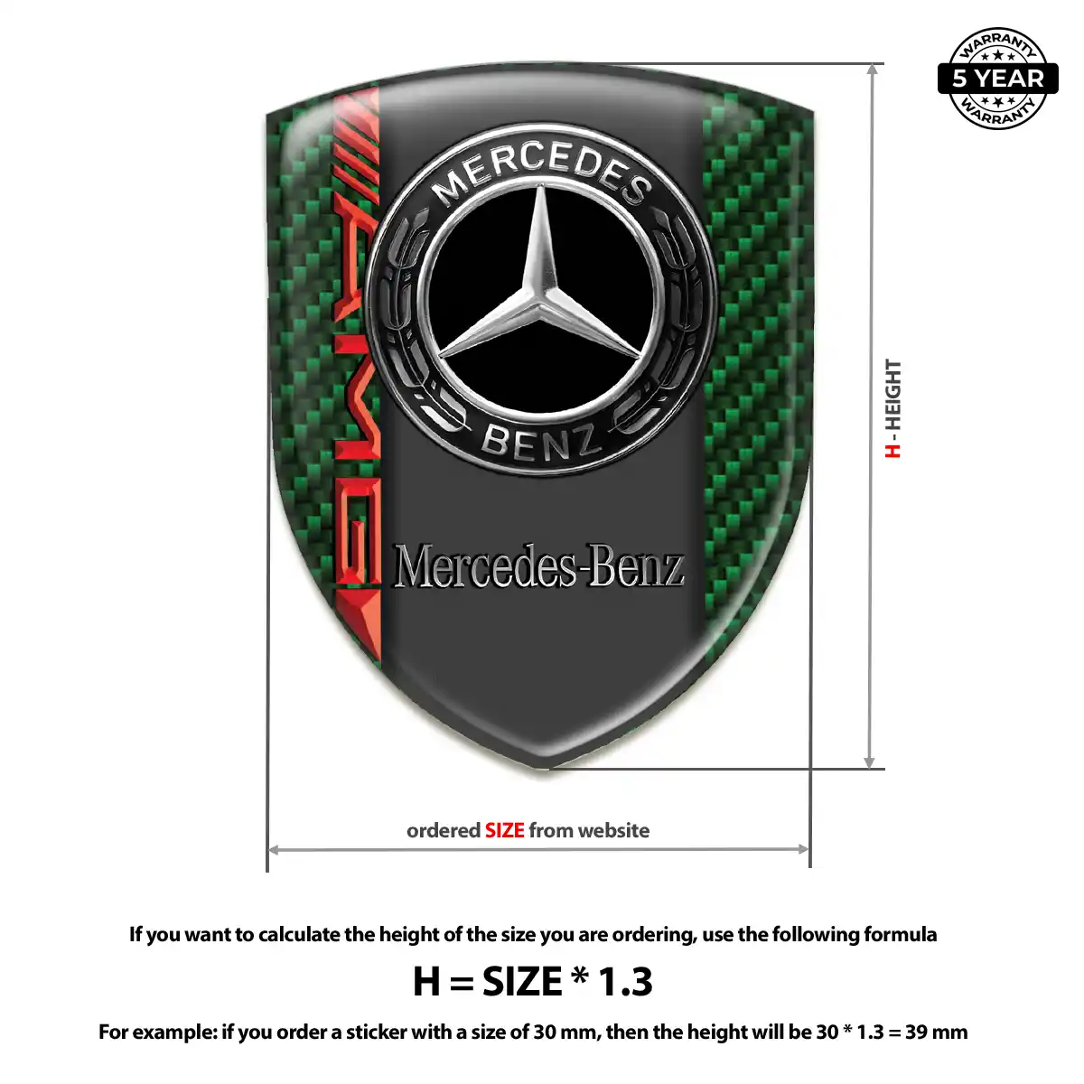 Mercedes Badge Refined Design