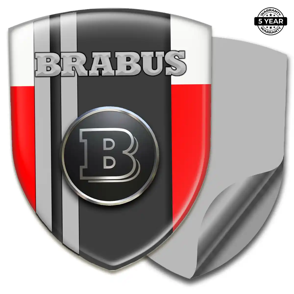 Mercedes Brabus Automotive Resin Decal Refined Design