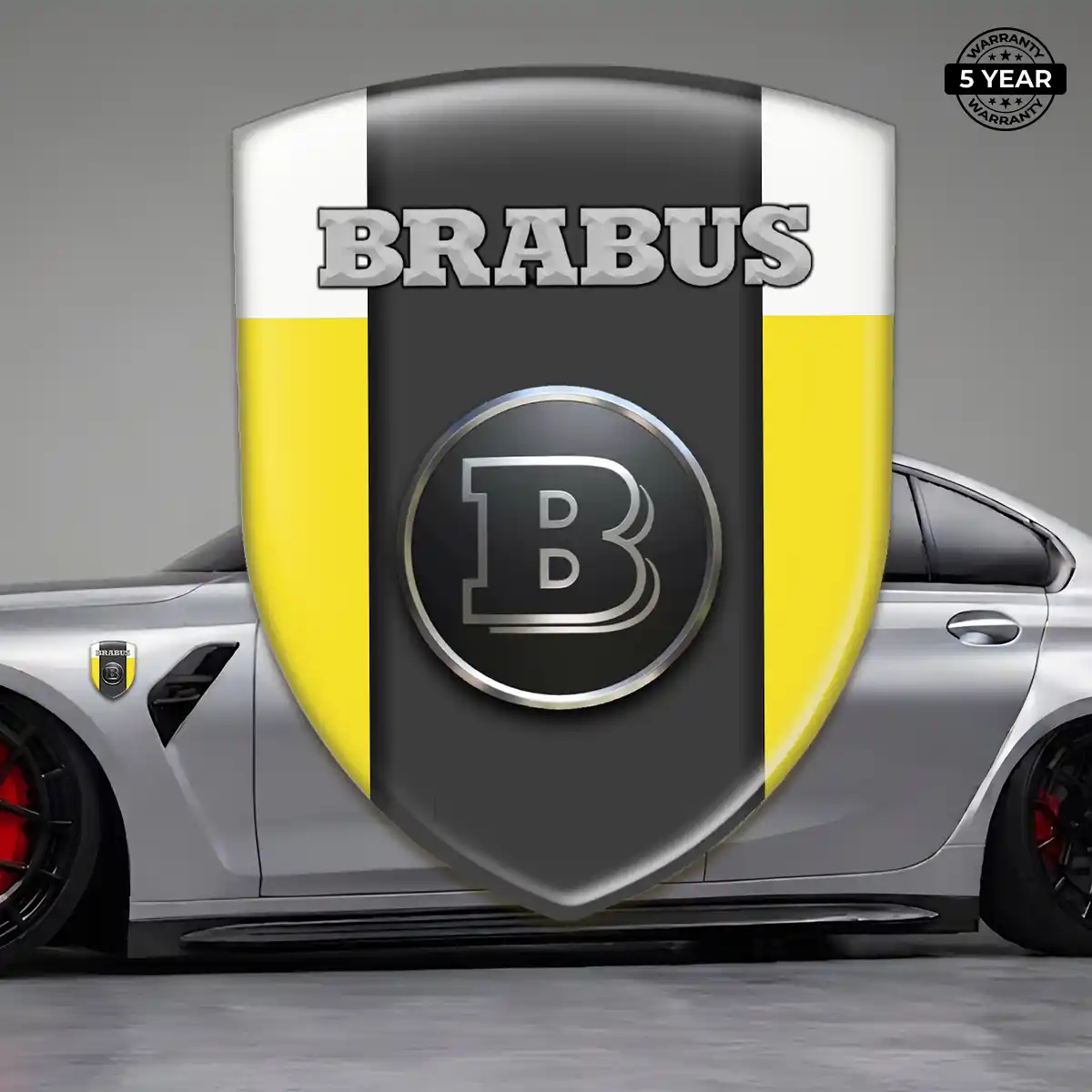 Mercedes Brabus Badge Elite Finish