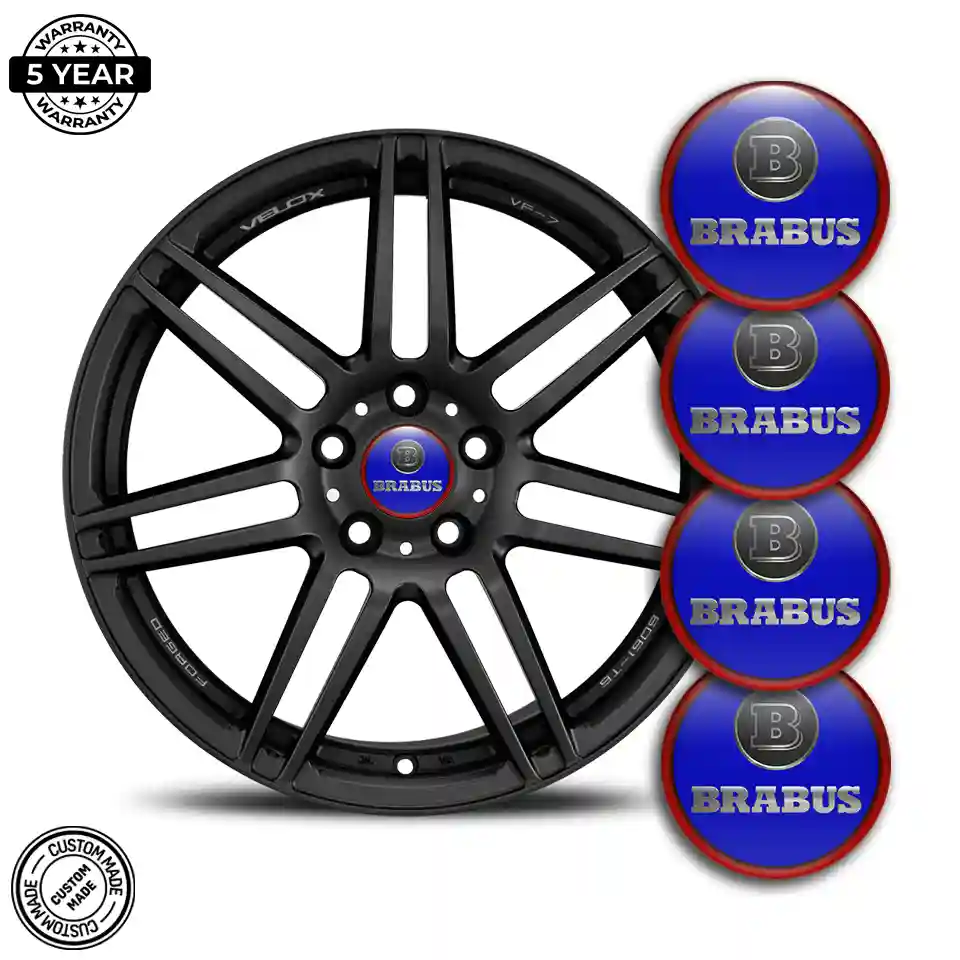 Mercedes BRABUS Badge Emblems Center Cap Stylish Design