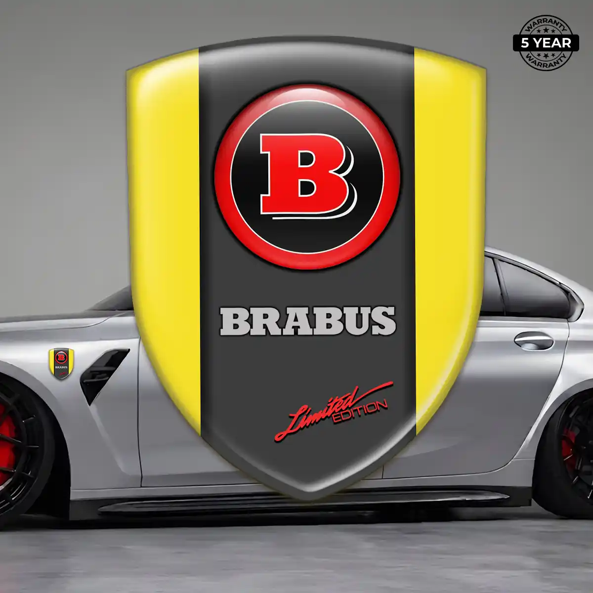 Mercedes Brabus Badge Refined Design