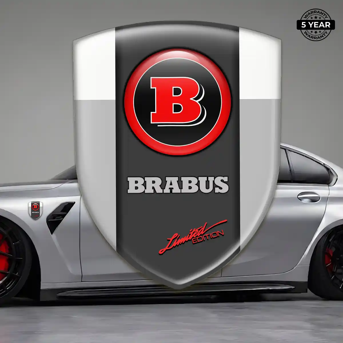 Mercedes Brabus Badge Sleek Style