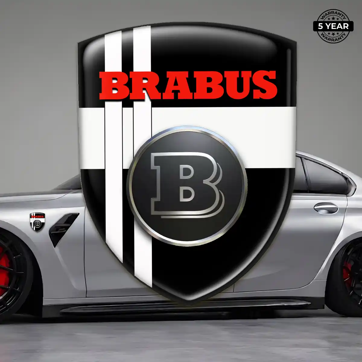 Mercedes Brabus Crest Emblem Elite Finish