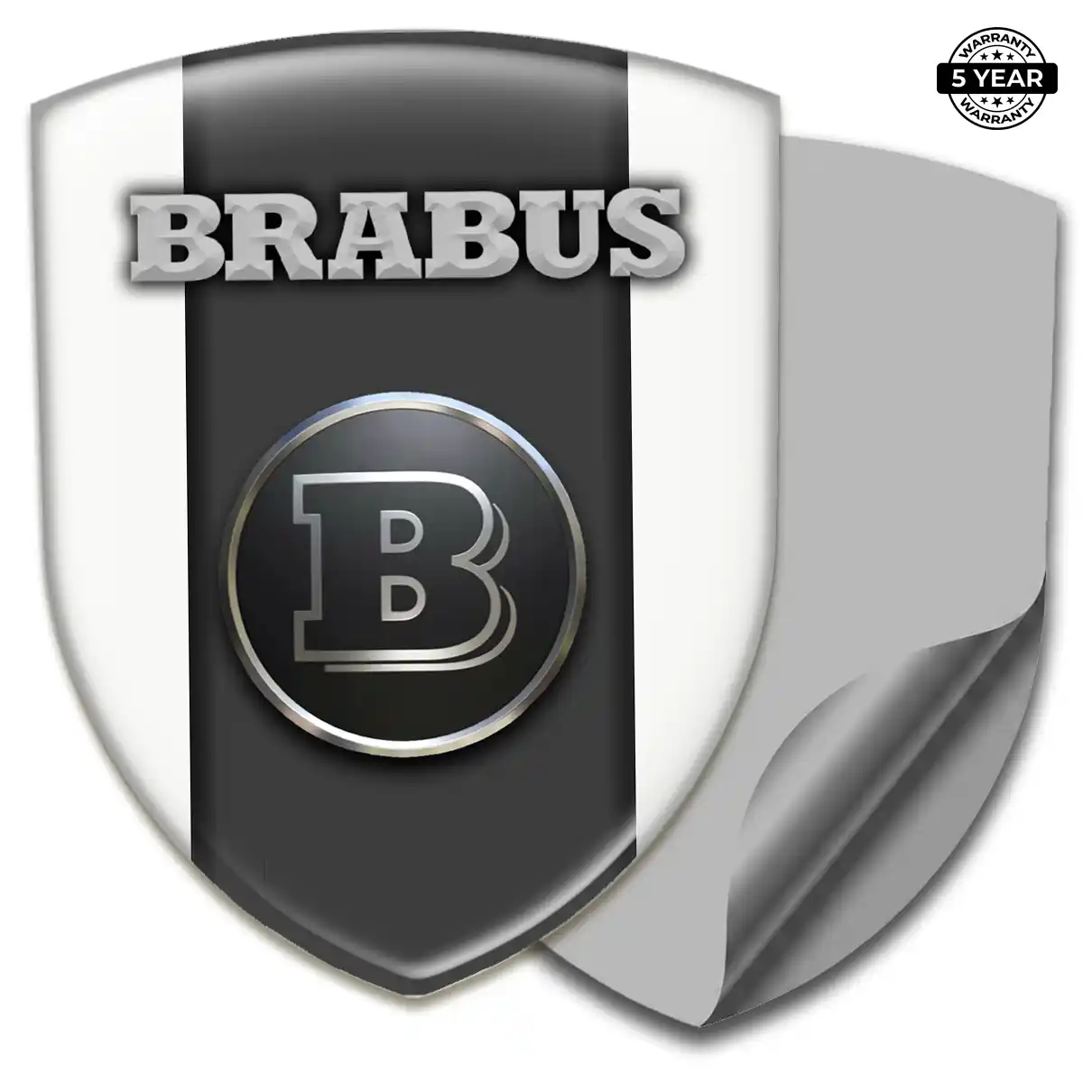 Mercedes Brabus Domed Decal Refined Design
