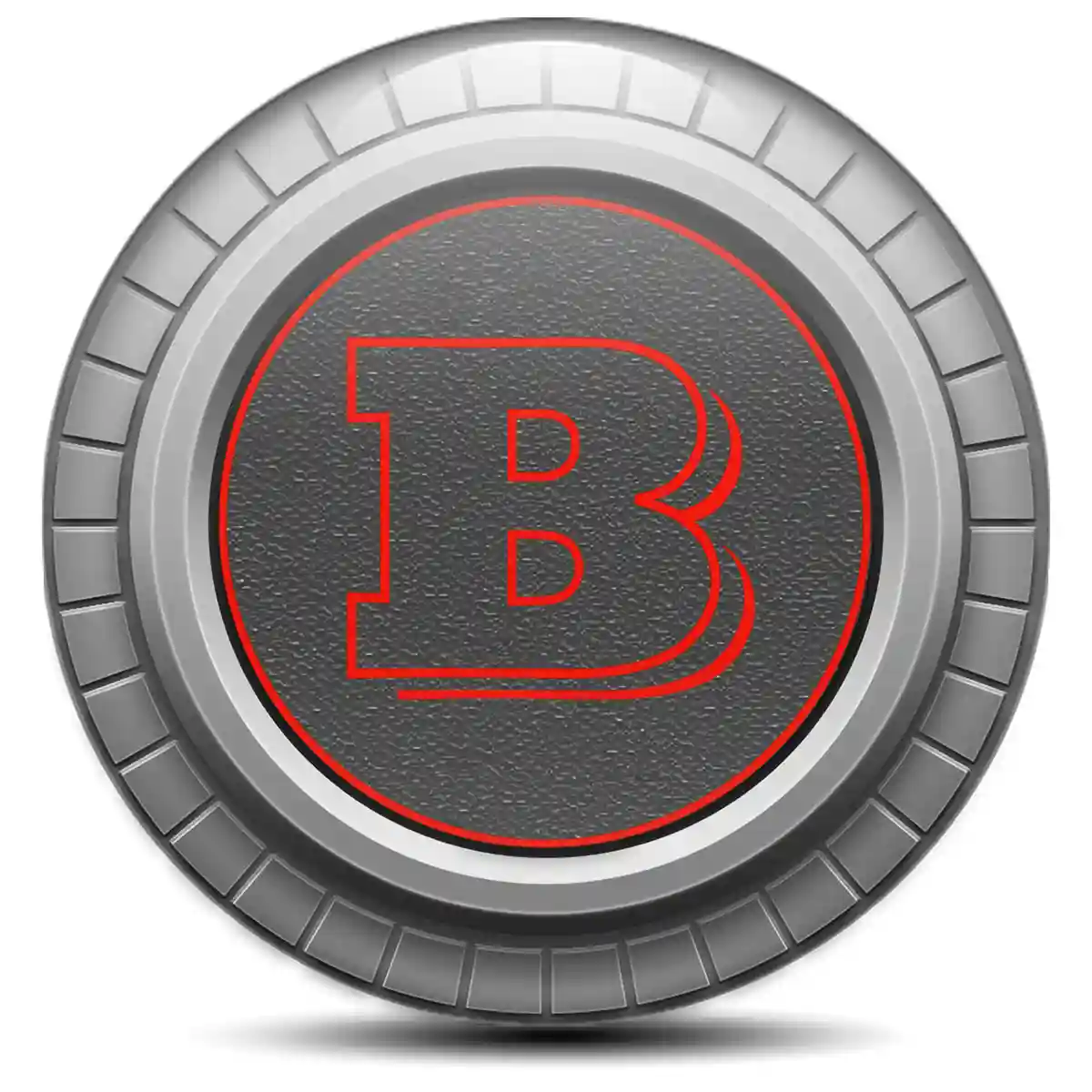 Mercedes BRABUS Domed Sticker Self-Adhesive Stylish Design
