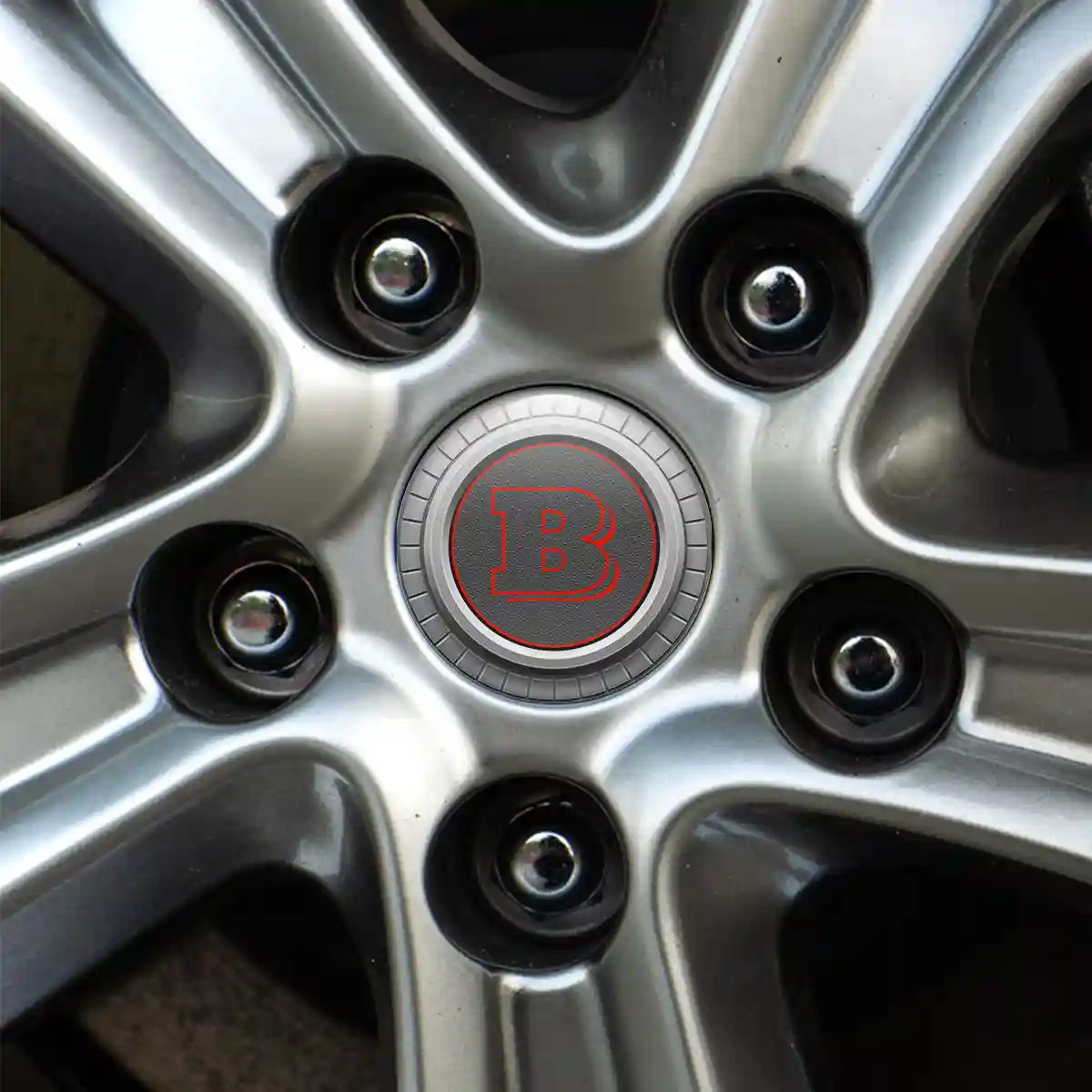 Mercedes BRABUS Domed Sticker Self-Adhesive Stylish Design