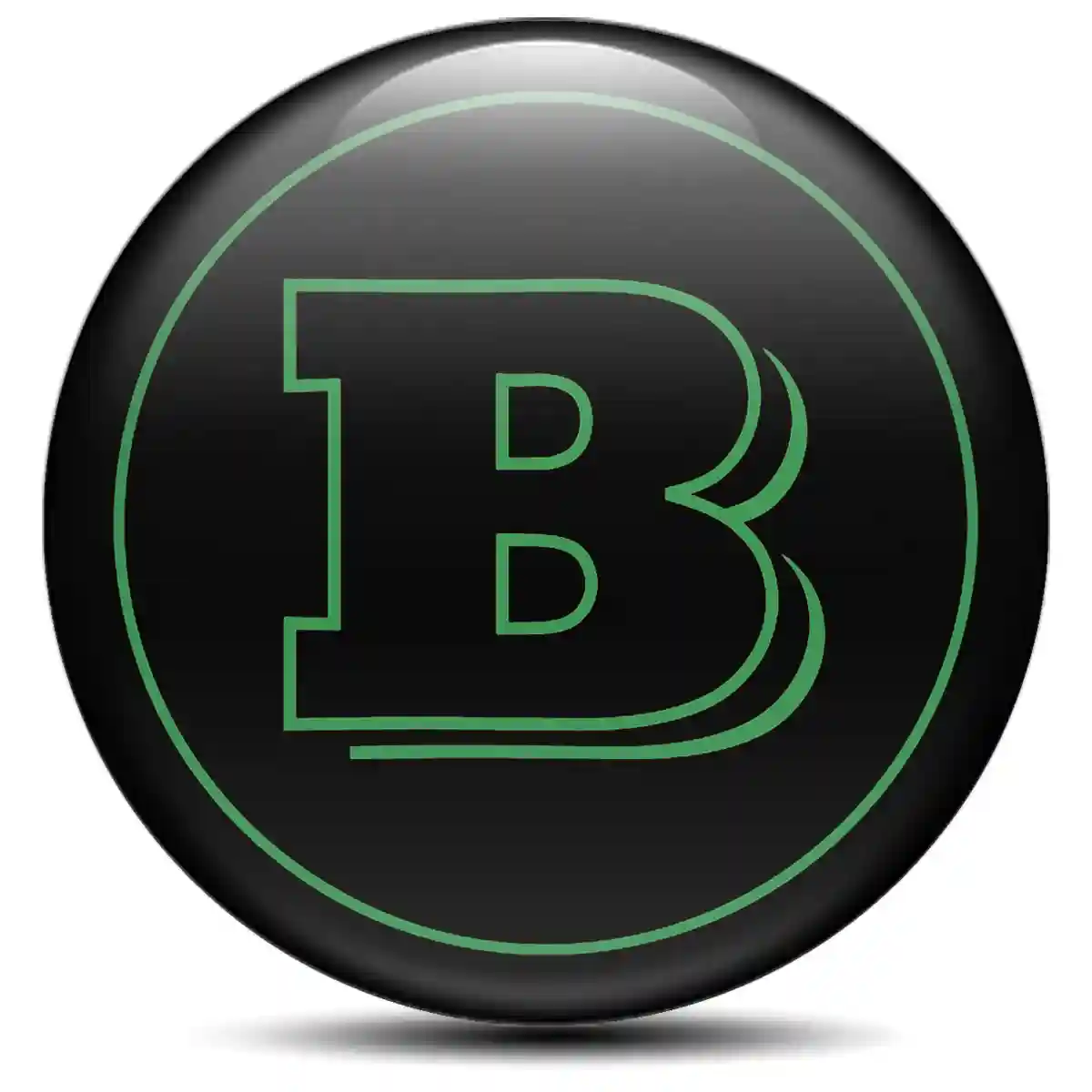 Mercedes BRABUS Domed Sticker Stylish Design