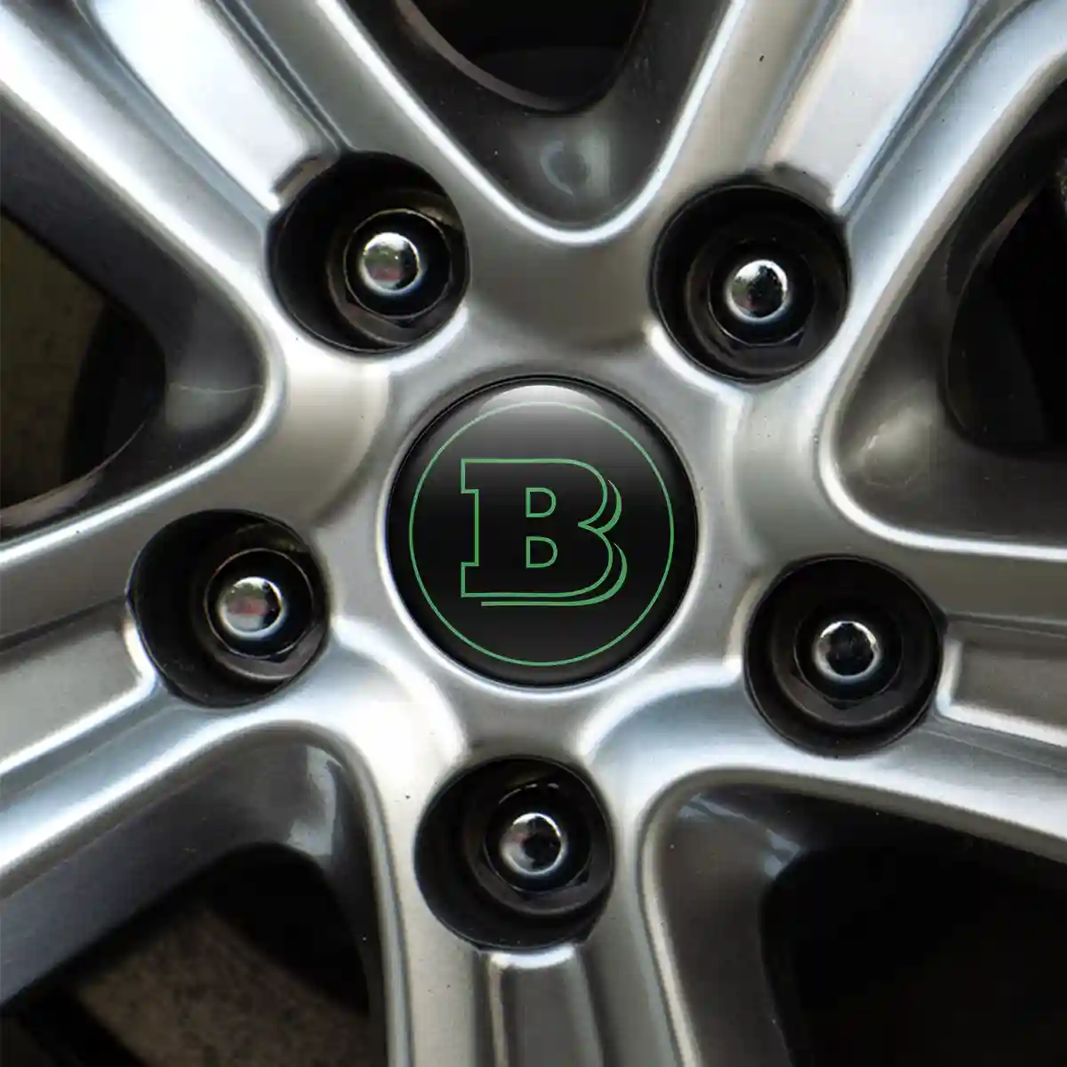 Mercedes BRABUS Domed Sticker Stylish Design