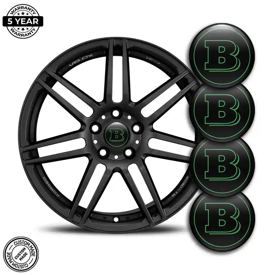 Mercedes BRABUS Domed Sticker Stylish Design