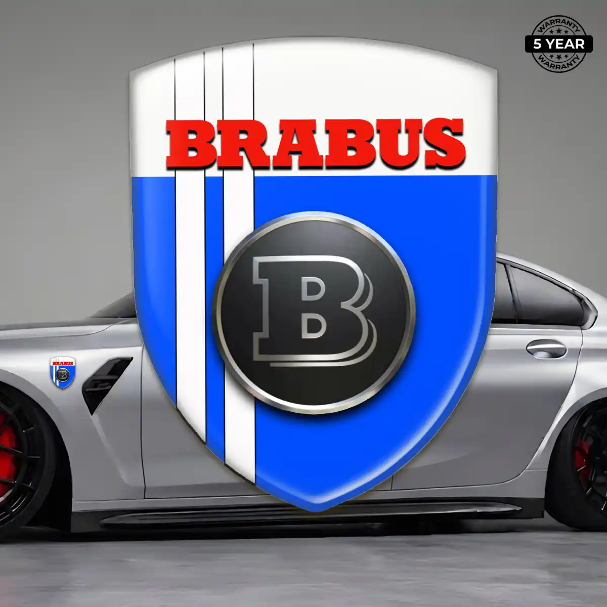 Mercedes Brabus Emblem Badge Refined Design